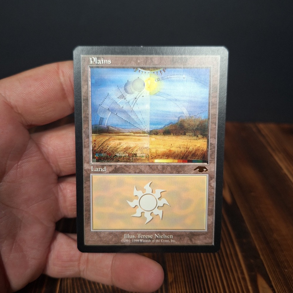MTG Magic The Gathering Guru Lands Plains 1999 Promo Regular Terese Nielsen 4